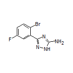 5-Amino-3-(2-bromo-5-fluorophenyl)-1H-1,2,4-triazole