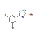 5-Amino-3-(3-bromo-5-fluorophenyl)-1H-1,2,4-triazole
