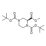 Methyl (S)-1,4-Di-Boc-piperazine-2-carboxylate