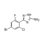 5-Amino-3-(4-bromo-2-chloro-6-fluorophenyl)-1H-1,2,4-triazole