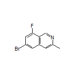 6-Bromo-8-fluoro-3-methylisoquinoline