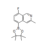 8-Fluoro-3-methylisoquinoline-5-boronic Acid Pinacol Ester