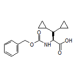 (S)-2-(Cbz-amino)-3,3-dicyclopropylpropanoic Acid