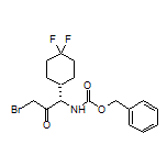 (S)-3-Bromo-1-(Cbz-amino)-1-(4,4-difluorocyclohexyl)-2-propanone