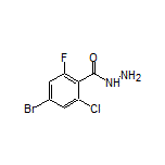 4-Bromo-2-chloro-6-fluorobenzohydrazide