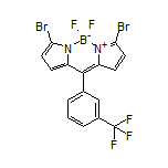 3,7-Dibromo-5,5-difluoro-10-[3-(trifluoromethyl)phenyl]-5H-dipyrrolo[1,2-c:2’,1’-f][1,3,2]diazaborinin-4-ium-5-uide