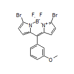 3,7-Dibromo-5,5-difluoro-10-(3-methoxyphenyl)-5H-dipyrrolo[1,2-c:2’,1’-f][1,3,2]diazaborinin-4-ium-5-uide