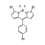3,7-Dibromo-10-(4-bromophenyl)-5,5-difluoro-5H-dipyrrolo[1,2-c:2’,1’-f][1,3,2]diazaborinin-4-ium-5-uide