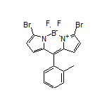 3,7-Dibromo-5,5-difluoro-10-(o-tolyl)-5H-dipyrrolo[1,2-c:2’,1’-f][1,3,2]diazaborinin-4-ium-5-uide