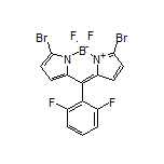 3,7-Dibromo-10-(2,6-difluorophenyl)-5,5-difluoro-5H-dipyrrolo[1,2-c:2’,1’-f][1,3,2]diazaborinin-4-ium-5-uide