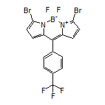 3,7-Dibromo-5,5-difluoro-10-[4-(trifluoromethyl)phenyl]-5H-dipyrrolo[1,2-c:2’,1’-f][1,3,2]diazaborinin-4-ium-5-uide