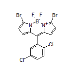 3,7-Dibromo-10-(2,5-dichlorophenyl)-5,5-difluoro-5H-dipyrrolo[1,2-c:2’,1’-f][1,3,2]diazaborinin-4-ium-5-uide