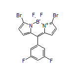 3,7-Dibromo-10-(3,5-difluorophenyl)-5,5-difluoro-5H-dipyrrolo[1,2-c:2’,1’-f][1,3,2]diazaborinin-4-ium-5-uide