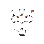 3,7-Dibromo-5,5-difluoro-10-(1-methyl-2-pyrrolyl)-5H-dipyrrolo[1,2-c:2’,1’-f][1,3,2]diazaborinin-4-ium-5-uide