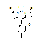 3,7-Dibromo-5,5-difluoro-10-(2-methoxy-4-methylphenyl)-5H-dipyrrolo[1,2-c:2’,1’-f][1,3,2]diazaborinin-4-ium-5-uide