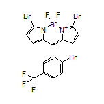 3,7-Dibromo-10-[2-bromo-5-(trifluoromethyl)phenyl]-5,5-difluoro-5H-dipyrrolo[1,2-c:2’,1’-f][1,3,2]diazaborinin-4-ium-5-uide