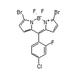 3,7-Dibromo-10-(4-chloro-2-fluorophenyl)-5,5-difluoro-5H-dipyrrolo[1,2-c:2’,1’-f][1,3,2]diazaborinin-4-ium-5-uide