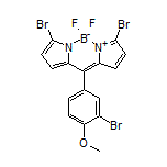 3,7-Dibromo-10-(3-bromo-4-methoxyphenyl)-5,5-difluoro-5H-dipyrrolo[1,2-c:2’,1’-f][1,3,2]diazaborinin-4-ium-5-uide