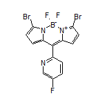 3,7-Dibromo-5,5-difluoro-10-(5-fluoropyridin-2-yl)-5H-dipyrrolo[1,2-c:2’,1’-f][1,3,2]diazaborinin-4-ium-5-uide