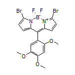 3,7-Dibromo-5,5-difluoro-10-(2,4,5-trimethoxyphenyl)-5H-dipyrrolo[1,2-c:2’,1’-f][1,3,2]diazaborinin-4-ium-5-uide