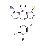 3,7-Dibromo-5,5-difluoro-10-(2,4,5-trifluorophenyl)-5H-dipyrrolo[1,2-c:2’,1’-f][1,3,2]diazaborinin-4-ium-5-uide