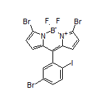 3,7-Dibromo-10-(5-bromo-2-iodophenyl)-5,5-difluoro-5H-dipyrrolo[1,2-c:2’,1’-f][1,3,2]diazaborinin-4-ium-5-uide