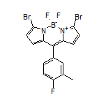 3,7-Dibromo-5,5-difluoro-10-(4-fluoro-3-methylphenyl)-5H-dipyrrolo[1,2-c:2’,1’-f][1,3,2]diazaborinin-4-ium-5-uide
