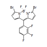 3,7-Dibromo-5,5-difluoro-10-(2,3,4-trifluorophenyl)-5H-dipyrrolo[1,2-c:2’,1’-f][1,3,2]diazaborinin-4-ium-5-uide