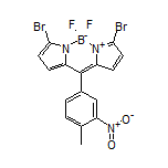 3,7-Dibromo-5,5-difluoro-10-(4-methyl-3-nitrophenyl)-5H-dipyrrolo[1,2-c:2’,1’-f][1,3,2]diazaborinin-4-ium-5-uide