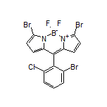 3,7-Dibromo-10-(2-bromo-6-chlorophenyl)-5,5-difluoro-5H-dipyrrolo[1,2-c:2’,1’-f][1,3,2]diazaborinin-4-ium-5-uide