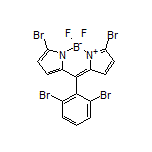 3,7-Dibromo-10-(2,6-dibromophenyl)-5,5-difluoro-5H-dipyrrolo[1,2-c:2’,1’-f][1,3,2]diazaborinin-4-ium-5-uide
