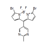 3,7-Dibromo-5,5-difluoro-10-(2-methylpyrimidin-5-yl)-5H-dipyrrolo[1,2-c:2’,1’-f][1,3,2]diazaborinin-4-ium-5-uide