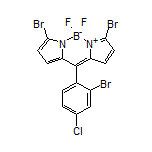 3,7-Dibromo-10-(2-bromo-4-chlorophenyl)-5,5-difluoro-5H-dipyrrolo[1,2-c:2’,1’-f][1,3,2]diazaborinin-4-ium-5-uide
