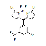3,7-Dibromo-10-[3-bromo-5-(trifluoromethyl)phenyl]-5,5-difluoro-5H-dipyrrolo[1,2-c:2’,1’-f][1,3,2]diazaborinin-4-ium-5-uide