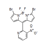 3,7-Dibromo-5,5-difluoro-10-(3-nitropyridin-2-yl)-5H-dipyrrolo[1,2-c:2’,1’-f][1,3,2]diazaborinin-4-ium-5-uide
