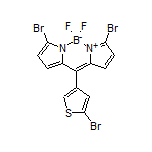3,7-Dibromo-10-(5-bromothiophen-3-yl)-5,5-difluoro-5H-dipyrrolo[1,2-c:2’,1’-f][1,3,2]diazaborinin-4-ium-5-uide