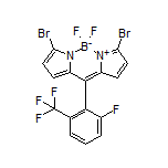 3,7-Dibromo-5,5-difluoro-10-[2-fluoro-6-(trifluoromethyl)phenyl]-5H-dipyrrolo[1,2-c:2’,1’-f][1,3,2]diazaborinin-4-ium-5-uide