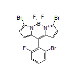 3,7-Dibromo-10-(2-bromo-6-fluorophenyl)-5,5-difluoro-5H-dipyrrolo[1,2-c:2’,1’-f][1,3,2]diazaborinin-4-ium-5-uide