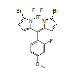 3,7-Dibromo-5,5-difluoro-10-(2-fluoro-4-methoxyphenyl)-5H-dipyrrolo[1,2-c:2’,1’-f][1,3,2]diazaborinin-4-ium-5-uide