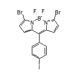 3,7-Dibromo-5,5-difluoro-10-(4-iodophenyl)-5H-dipyrrolo[1,2-c:2’,1’-f][1,3,2]diazaborinin-4-ium-5-uide