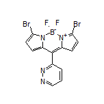 3,7-Dibromo-5,5-difluoro-10-(pyridazin-3-yl)-5H-dipyrrolo[1,2-c:2’,1’-f][1,3,2]diazaborinin-4-ium-5-uide
