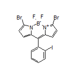 3,7-Dibromo-5,5-difluoro-10-(2-iodophenyl)-5H-dipyrrolo[1,2-c:2’,1’-f][1,3,2]diazaborinin-4-ium-5-uide