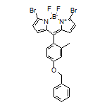 10-[4-(Benzyloxy)-2-methylphenyl]-3,7-dibromo-5,5-difluoro-5H-dipyrrolo[1,2-c:2’,1’-f][1,3,2]diazaborinin-4-ium-5-uide
