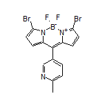 3,7-Dibromo-5,5-difluoro-10-(6-methylpyridin-3-yl)-5H-dipyrrolo[1,2-c:2’,1’-f][1,3,2]diazaborinin-4-ium-5-uide