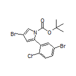 4-Bromo-2-(5-bromo-2-chlorophenyl)-1-Boc-1H-pyrrole