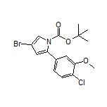 4-Bromo-1-Boc-2-(4-chloro-3-methoxyphenyl)-1H-pyrrole