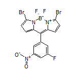 3,7-Dibromo-5,5-difluoro-10-(3-fluoro-5-nitrophenyl)-5H-dipyrrolo[1,2-c:2’,1’-f][1,3,2]diazaborinin-4-ium-5-uide