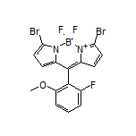 3,7-Dibromo-5,5-difluoro-10-(2-fluoro-6-methoxyphenyl)-5H-dipyrrolo[1,2-c:2’,1’-f][1,3,2]diazaborinin-4-ium-5-uide