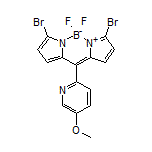 3,7-Dibromo-5,5-difluoro-10-(5-methoxypyridin-2-yl)-5H-dipyrrolo[1,2-c:2’,1’-f][1,3,2]diazaborinin-4-ium-5-uide