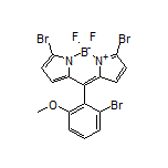 3,7-Dibromo-10-(2-bromo-6-methoxyphenyl)-5,5-difluoro-5H-dipyrrolo[1,2-c:2’,1’-f][1,3,2]diazaborinin-4-ium-5-uide